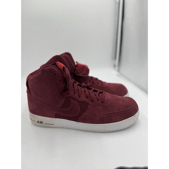 Size 15 - Nike Air Force 1 07 High University Red - Picture 1 of 8